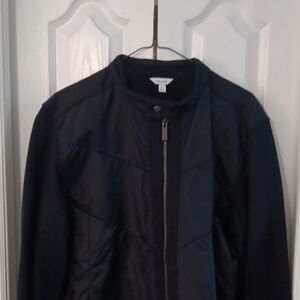 Calvin Klein Black Lightweight Shirt Jacket